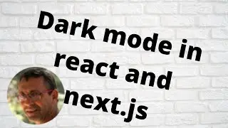 Dark mode in react and next.js