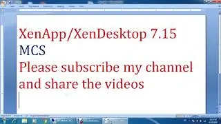 23-XenDesktop 7.15 MCS 02