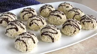 just a pleasure. cookies with chocolate and coconut flakes