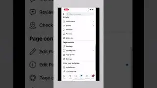 How to share your Facebook Page Link from your mobile #shorts