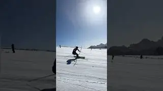 😍Вечно молодой Александр Хорошилов готовится к новому сезону на Эльбрусе #ski #sports