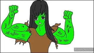She hulk transformation animation years 2023