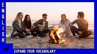 Hanging out on the Beach | English Vocabulary Lesson