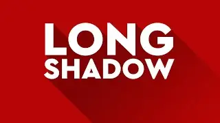 Long Shadow Text  Effect - Photoshop Tutorial