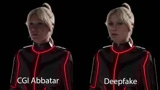 ABBA Voyage Abbatar | CGI Agnetha Faltskog Abbatar vs Deepfake Abbatar Comparison (Short)