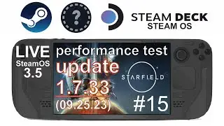 Starfield update 1.7.33 out now test in New Atlantis on Steam Deck