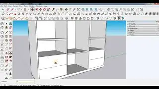 How to make Wardrobe in SketchUp || SketchUp Tutorial 
