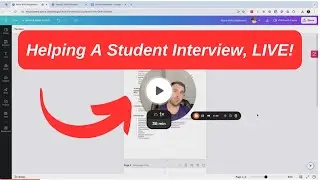 LIVE: Helping a Student Interview For a Tech Sales Job