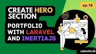 18 Create Hero Section | Portfolio Project with Laravel and Vuejs