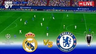 🔴LIVE : Real Madrid vs Chelsea - UEFA Champions League Final | Full Match | FC 24 Game Simulation