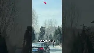 Погрузчик встал на дыбы