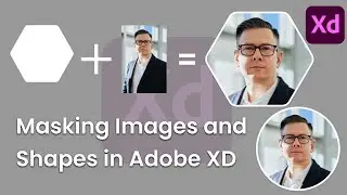 How to add Images in SHAPES Using Adobe XD |Masking Technique|