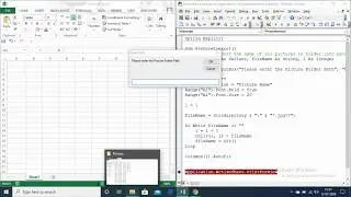 5.5 Excel VBA - Coping Photos Name in Excel