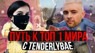 ЕГОР КРИД И TENDERLYBAE ПУТЬ К ТОМ 1 МИРА В CS:GO