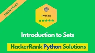 HackerRank Introduction to Sets problem solution in Python | Python solutions | Programmingoneonone