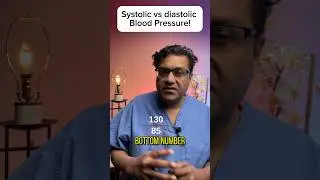 Systolic vs diastolic blood pressure #bloodpressure #htn #highbloodpressure