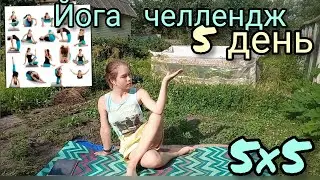 5×5/Йога челлендж/ посленний день ТГК:Сладкоежкина леськина