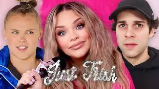 JoJo Siwa BANS Trisha From Her Podcast & David Dobriks Friends CAUGHT Lying | Just Trish Ep. 103