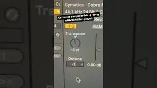 Cymatics sample found on this song with 33M views 🔥 song is “Diente Poe Diente” by Sante age Klan