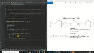 Python Adaptive Composite Simpson's Method for Integral Approximation (Numerical Methods Part 5)