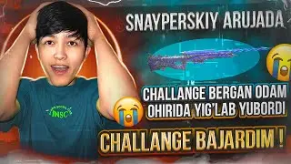 CHALLANGE BERGAN ODAM YIG’LAB YUBORDI😭 SNAYPERSIY ARUJADA JINNI O’YINLAR☠️