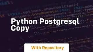 python postgresql copy