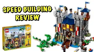 LEGO Средневековый Замок [АНИМАЦИЯ СБОРКИ] Creator 31120 Speed Building Review