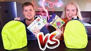 ТАЙНЫЕ РЮКЗАКИ СЛАЙМ ЧЕЛЛЕНДЖ 🎒 BACK TO SCHOOL SLIME CHALLENGE // Лизун из Случайных Ингредиентов