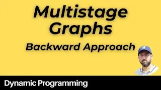 Multistage Graphs Backward Approach - Dynamic Programming #daa #algorithm #algorithms