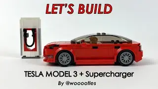 Let's Build! LEGO Tesla Model 3, Supercharger