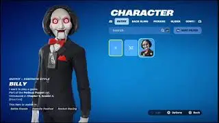 Fortnite X Saw cosmetics Showcase