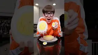 Boiled ostrich egg