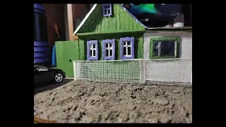 Урок Макетирования #5. О покрытии участка перед макетом дома