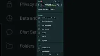 How to turn On night mode automatically on Telegram