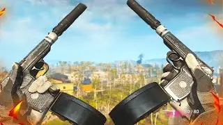 NEW AKIMBO SYKOV PISTOLS DECIMATE WARZONE 😮 (80 ROUND DRUM MAGS)