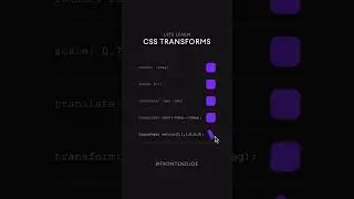 Lets Learn: CSS Transforms 🔥⁣ #css3