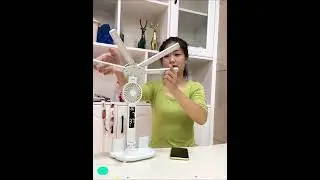 Лампа Часы Вентилятор USB Table Lamp Clock Fan Ссылка в комментариях/Product link in comments 