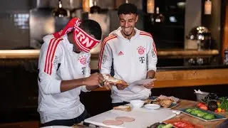 Gravenberch & Mazraoui do the blind cooking challenge