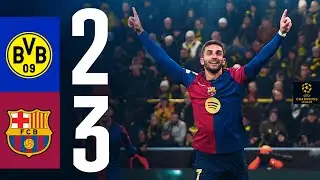 HIGHLIGHTS | BORUSSIA DORTMUND 2 vs 3 FC BARCELONA | UEFA CHAMPIONS LEAGUE 24/25 ⚽