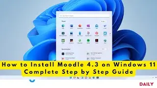 Install Moodle on Windows using WAMP - Complete Step by Step Guide 