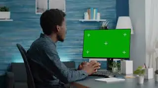 Computer green screen