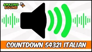 Countdown 54321 Italian Language - Sound Effect For Editing