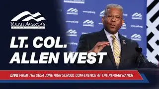 Passing the Torch l Lt. Col. Allen West LIVE at the June High School Conference