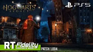 Hogwarts Legacy PS5 Update 1.04 Fidelity RAY TRACING Gameplay