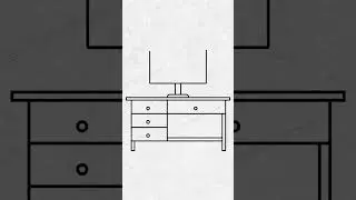 computer table drawing #shorts #art