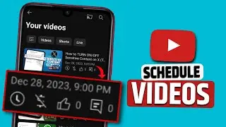 How to Schedule YouTube Video Upload | In Hindi | 2024