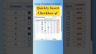 How to Use Checkbox in Excel and Link Formula #myexceltutor #microsoftexcel