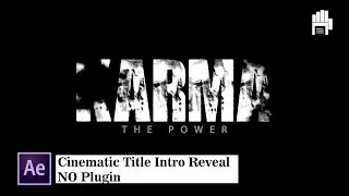 Create Cinematic Title Intro in After Effects | No Plugin | After Effects Tutorial Part 15