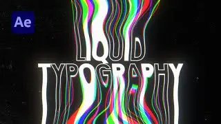 Liquid Typography animation! | After Effects Tutorial