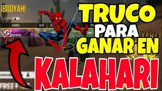 CON ESTE TRUCO PODRÁS GANAR TODAS LAS PARTIDAS EN KALAHARI | FREE FIRE